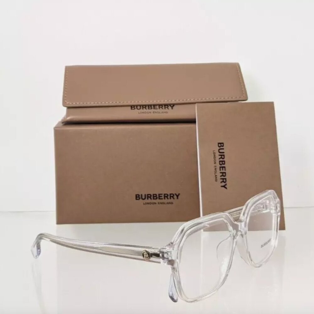 Brand New Authentic Burberry Eyeglasses Crystal 54mm Eyeglasses - Picture 2 of 5